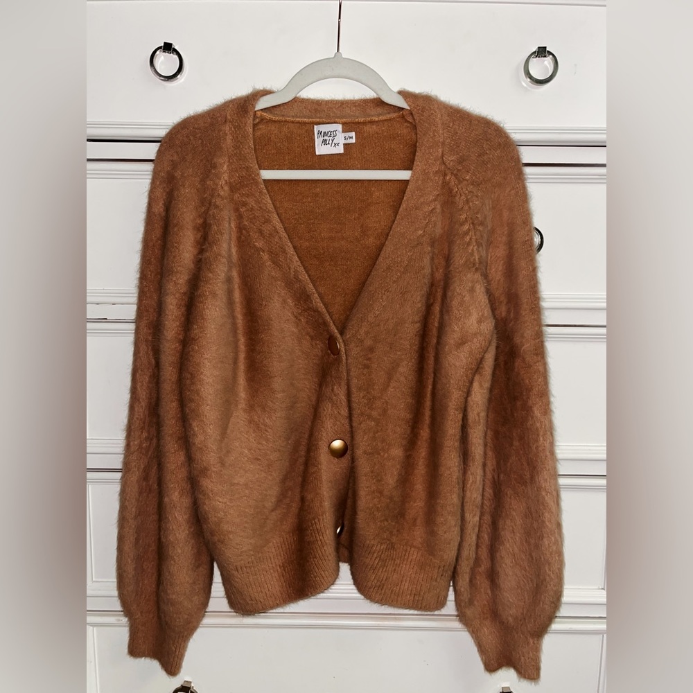 Merlo Cardigan in Beige